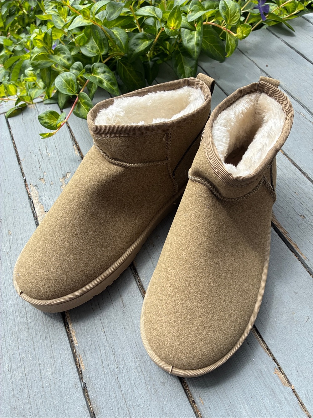 Sport Best Fashion tan booties, EU size 41 (10.5 us) but fit like 8.5/9.